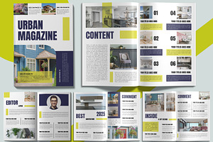 Magazine Template Design