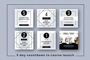 eCourse Marketing Kit, a Social Media Template by Studio Soluna (Thumbnail 6 of 9)
