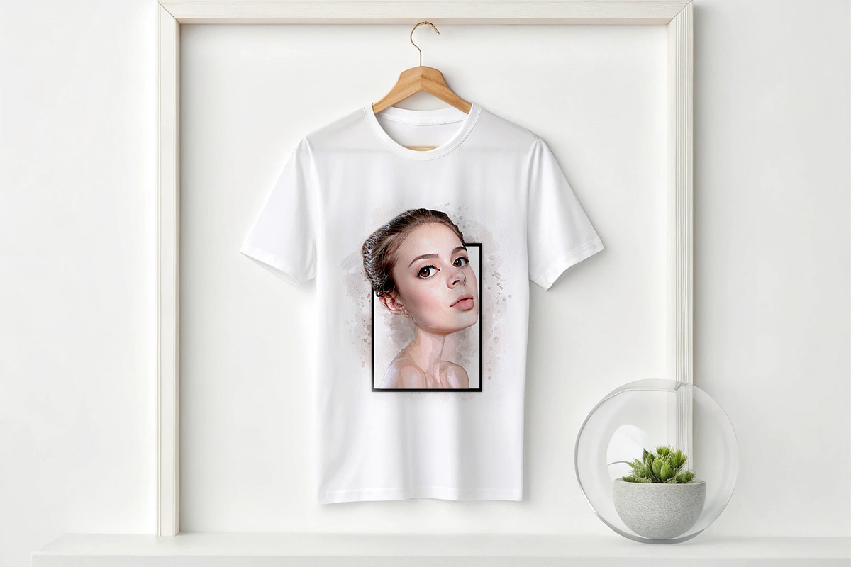 Watercolor Cartoon Portrait Art, an Action Add-On by MRI STUDIO (Photo 9 of 24)