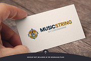 Music String Logo Template, a Branding & Logo Template by LOGOMAGINE (Thumbnail 2 of 16)