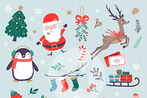Christmas Characters Set, an Object Graphic by origamiprints