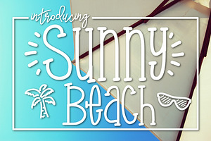 Sunny Beach A Handwritten Typeface