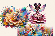 LOTUS MAGICAL FAIRIES CLIPART, a Person Illustration by Daring Digies (Thumbnail 4 of 11)