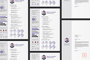 Violet Resume CV, a Resume Template by iDoodle Studio (Thumbnail 2 of 6)