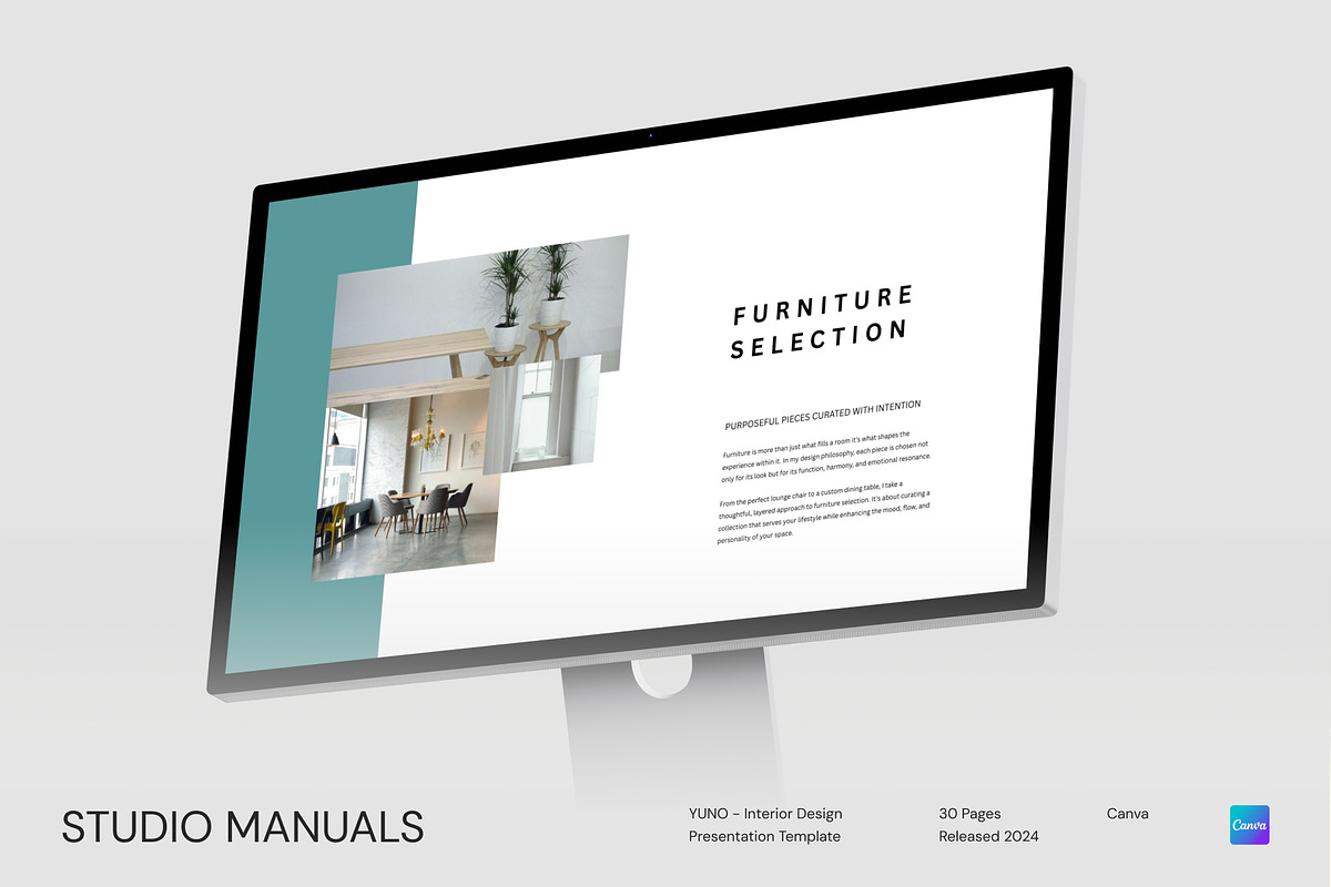 YUNO - Interior Design Presentation, a Social Media Template by Studio Manuals (Photo 3 of 8)