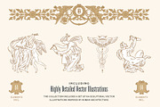 Hermitage Fonts and Illustrations, a Font by Heritage Type Co. (Thumbnail 12 of 15)