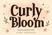 Curly Bloom – Playful Display Font, a Serif Font by Wow Magic (Thumbnail 6 of 6)