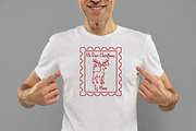 Christmas Deer Stamp PNG, an Illustration by Daily.Designs (Thumbnail 3 of 6)
