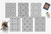 Patterns for coloring PDF,JPG vol-10, a Brochure Template by dnapslvsk (Thumbnail 6 of 6)