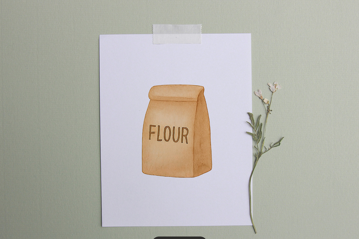 Cute Baking Tools, a Food Illustration by PaintPixelCo (Photo 8 of 15)