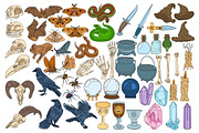 Witchcraft & Occult Vector, an Object Illustration by Elena Mykhailenko (Thumbnail 4 of 7)