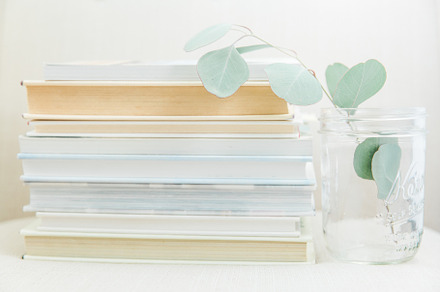 Stacked Books Stock Image