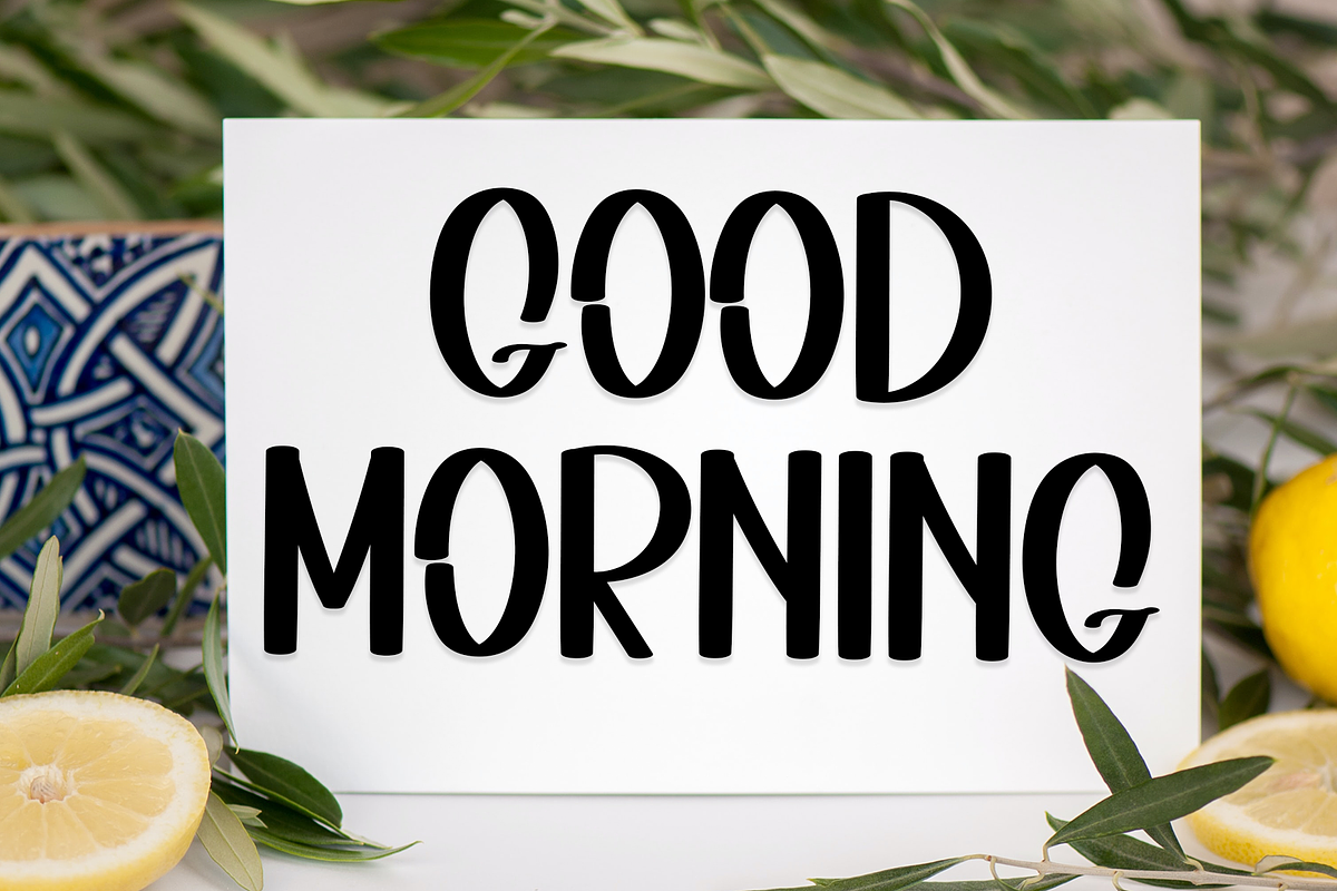 Happy Sunday, a Sans Serif Font by InermediaSTUDIO (Photo 6 of 7)