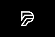Modern FP PF Letter Monogram Logo, a Branding & Logo Template by MenkType Studio (Thumbnail 3 of 3)