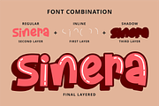 Rhuma Sinera Font, a Handwritten Font by Mabhal Studio (Thumbnail 8 of 9)