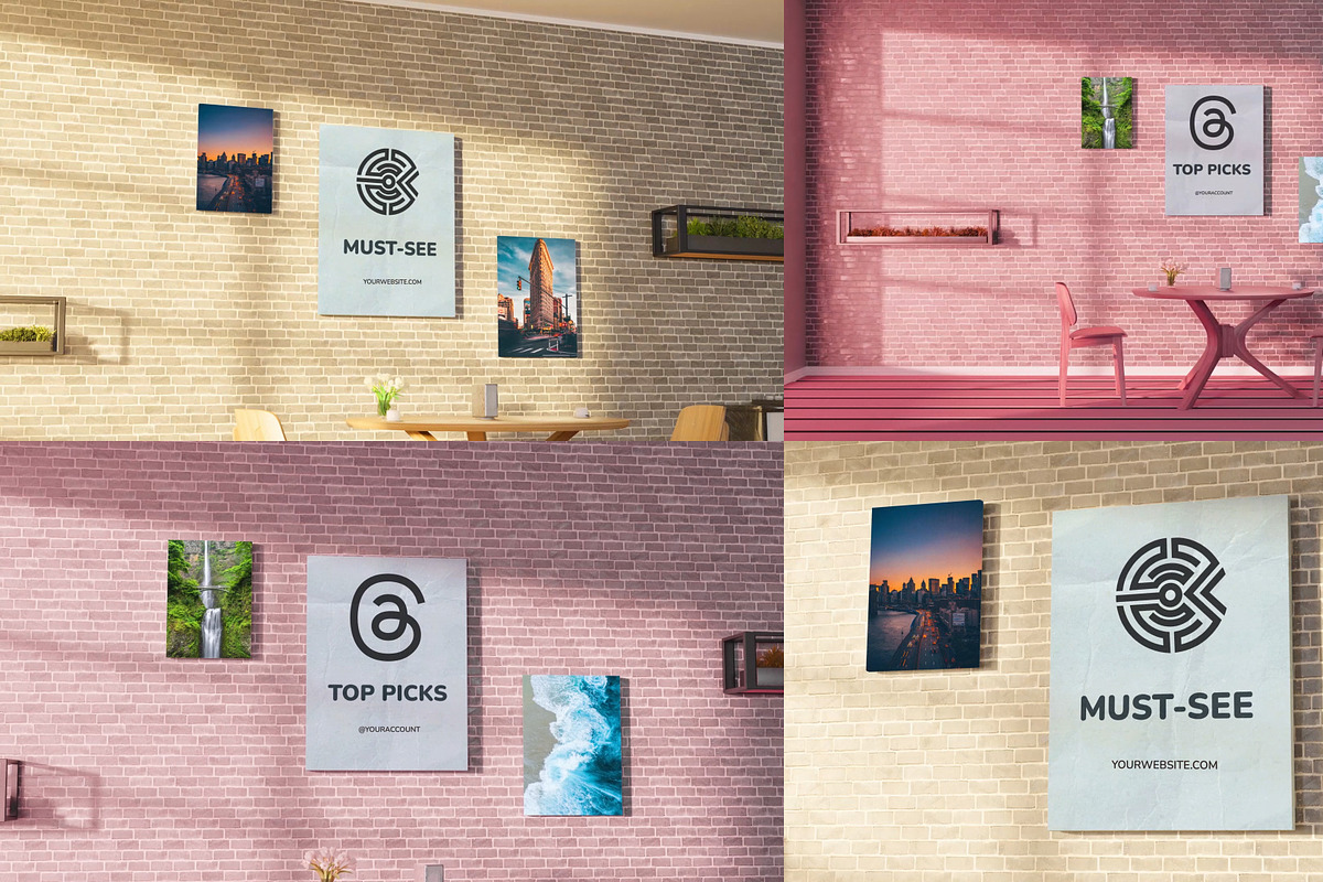 Cafe Logo Poster Mockup for DaVinci, a Templates & Theme by FlashFXbox (Photo 1 of 2)