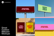 Street Outdoor Billboard Mockups, a Mockup by Wannathis.one (Thumbnail 1 of 10)