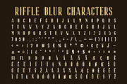 Riffle Blur, a Sans Serif Font by Craft Supply Co. (Thumbnail 8 of 8)