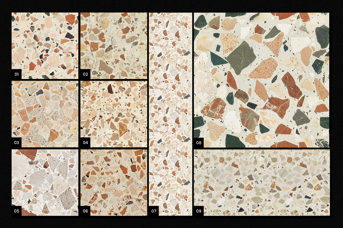 Terrazzo Elegant Seamless Patterns, a Pattern Graphic by AndrewPixel (Photo 9 of 10)