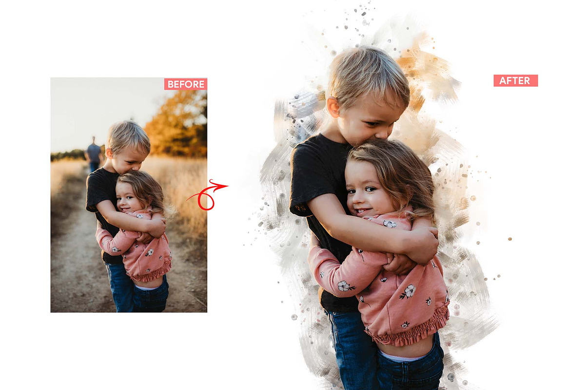 Brush Painting Photoshop Action, an Action Add-On by MRI STUDIO (Photo 6 of 7)