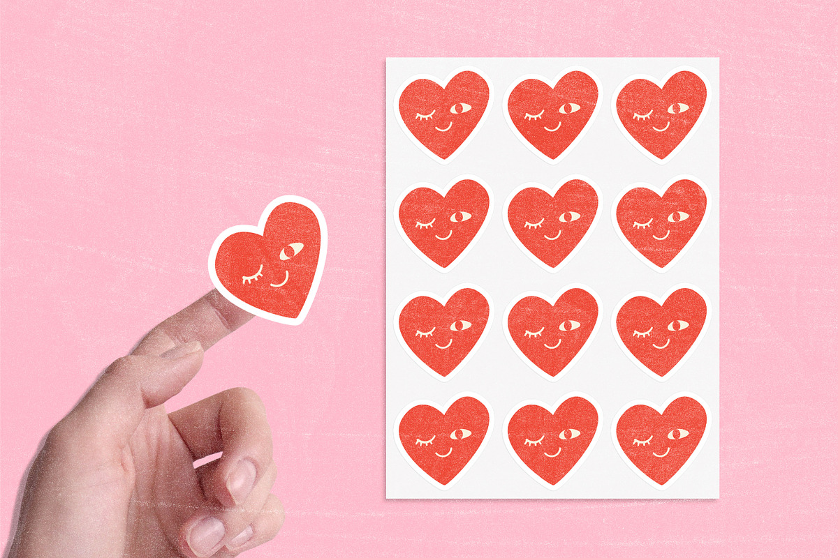 Big love | Hand-lettered font, a Handwritten Font by JuliaVolkova (Photo 7 of 8)