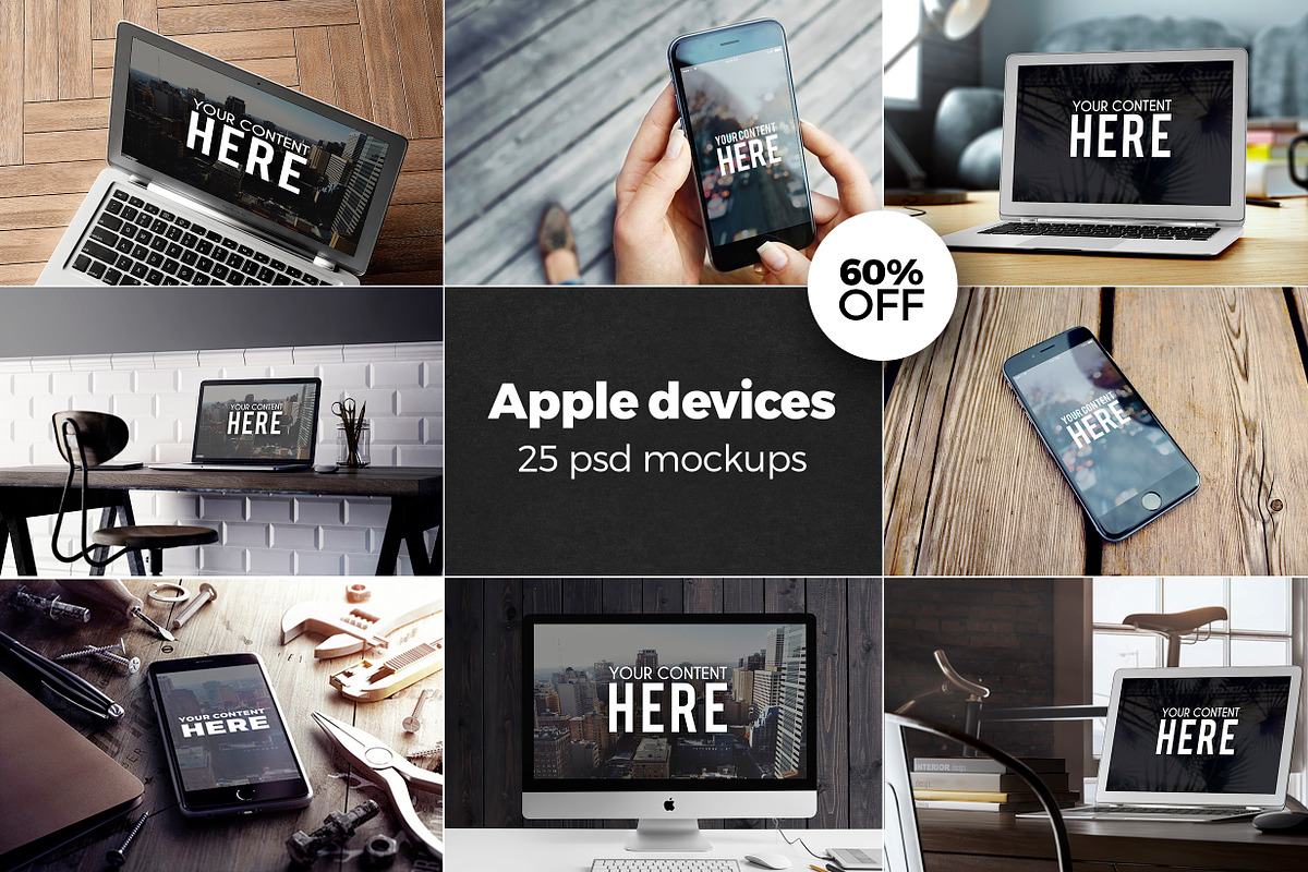 25 PSD DEVICE MOCKUPS, an iPhone Mockup by Egor Shkolnikov (Photo 1 of 11)
