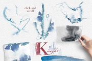Watercolor Knight Clipart Set, a Person Illustration by ArtCreationsDesign (Thumbnail 6 of 10)