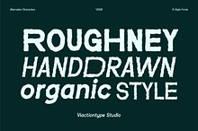 VT Roughney - Handdrawn Font