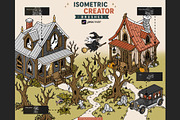 Procreate Spooky town creator brush, a Brush Add-On by PDknyStudio (Thumbnail 2 of 5)