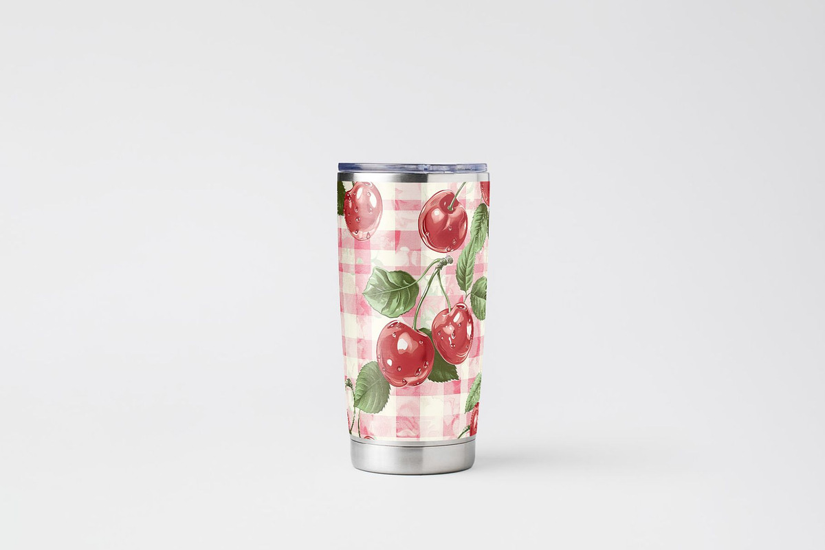 12 Fantastic Cherry Seamless Pattern, a Pattern Graphic by Inknfolly (Photo 7 of 7)