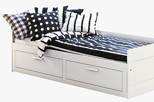 Single Bed 3D Model