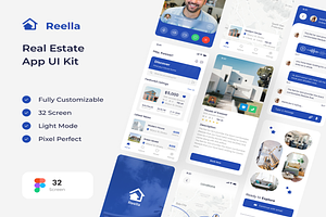 Reella - Real Estate App UI Kit, an App Template by Creative Perspective