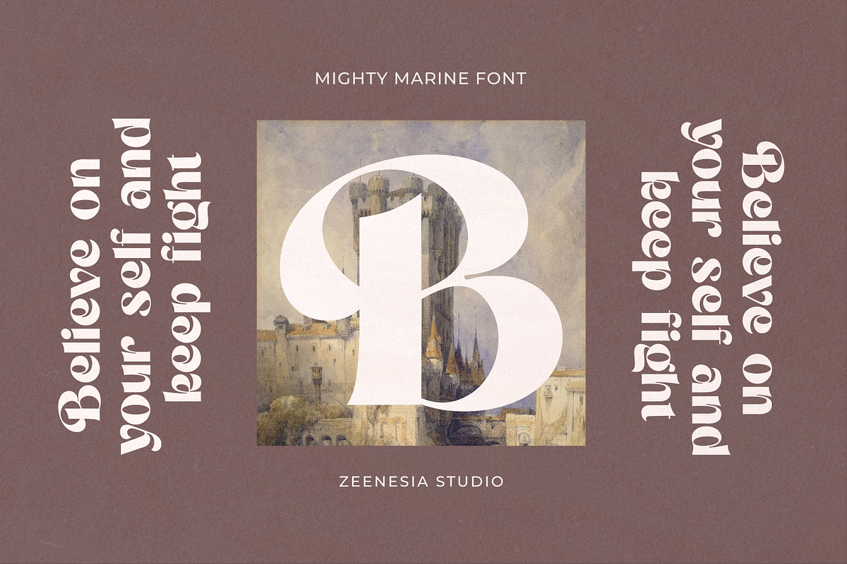 Mighty Marine, a Sans Serif Font by zeenesia (Photo 17 of 24)