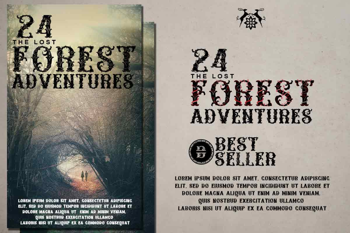 Relic forest island III,, a Slab Serif Font by Bramcreative (Photo 4 of 10)
