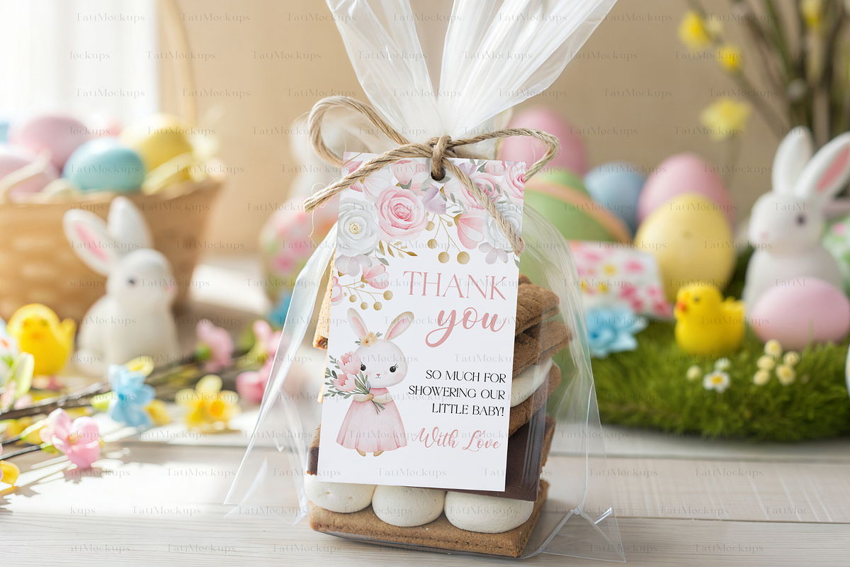 Easter Favor Tag Mockup, a Product Mockup by TatiMockup (Photo 4 of 4)