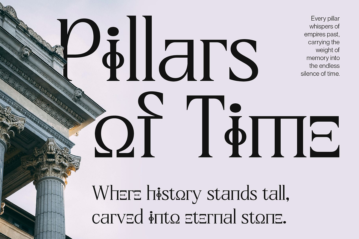 CS Olivera – Greek Font, a Serif Font by Craft Supply Co. (Photo 7 of 8)