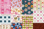 COQUETTISH BOWS, a Pattern Graphic by MSNTY STUDIOX (Thumbnail 4 of 30)