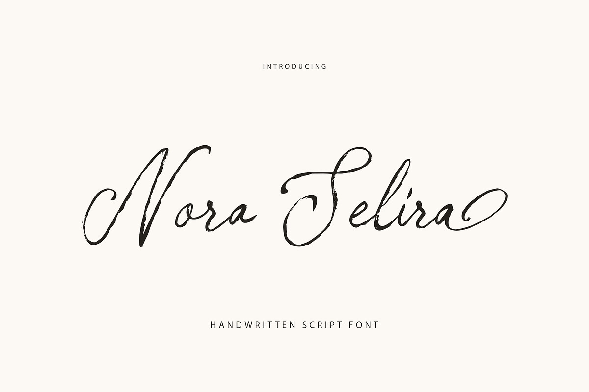 Nora Selira, a Script Font by Realtype (Photo 1 of 8)
