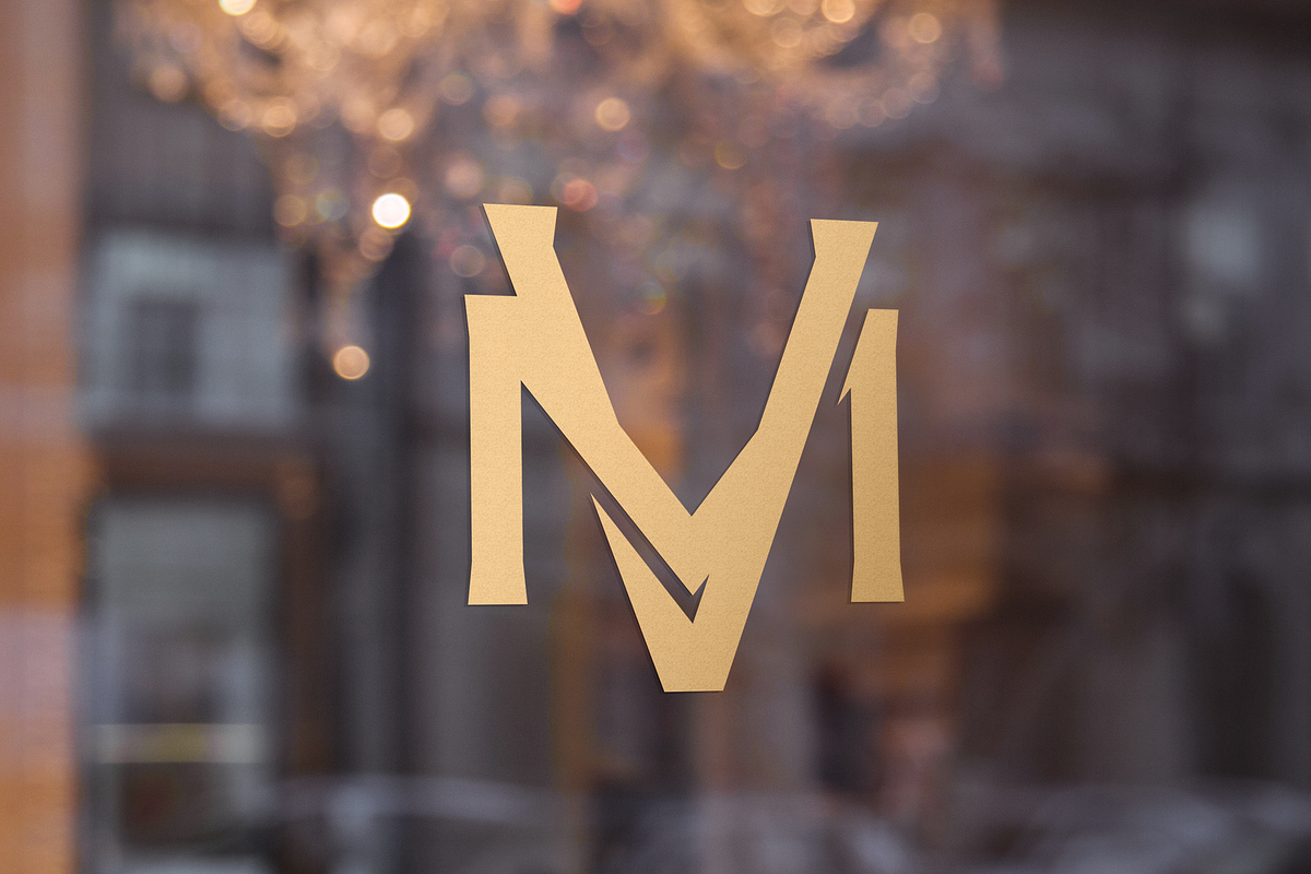 MV / VM Monogram Brand Logo, a Branding & Logo Template by Alphabet Agency