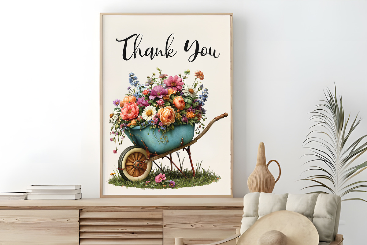 Watercolor Fairy Garden PNG Clipart, a Seasonal Illustration by RobertsArt (Photo 7 of 7)