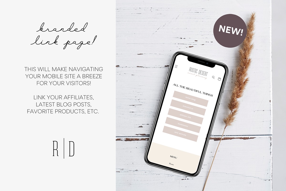 Feminine Shopify Theme | Rustic, a Templates & Theme by Easy Website Themes (Photo 6 of 11)