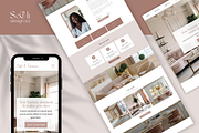 Soft & Feminine Wix Website Template, a Wix Template by Sechi Design Co (Thumbnail 3 of 5)