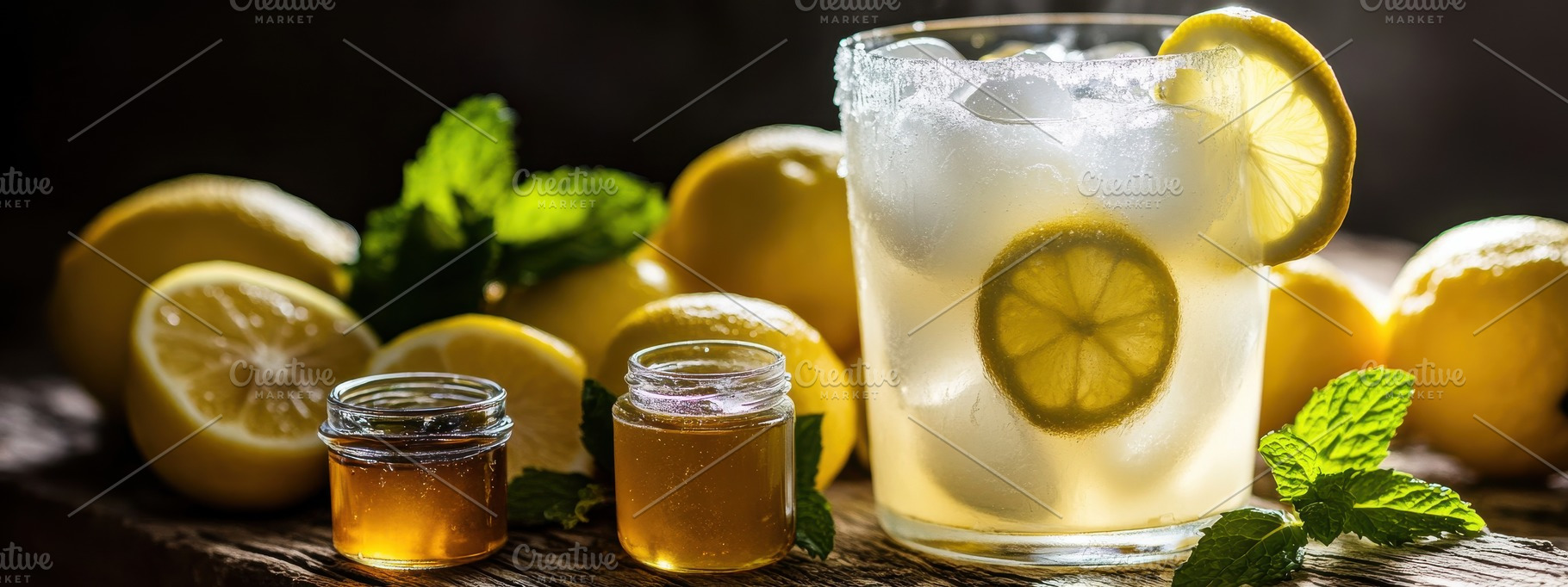 Rustic Lemonade Arrangement, a Food & Drink Photo by Virgo Studio