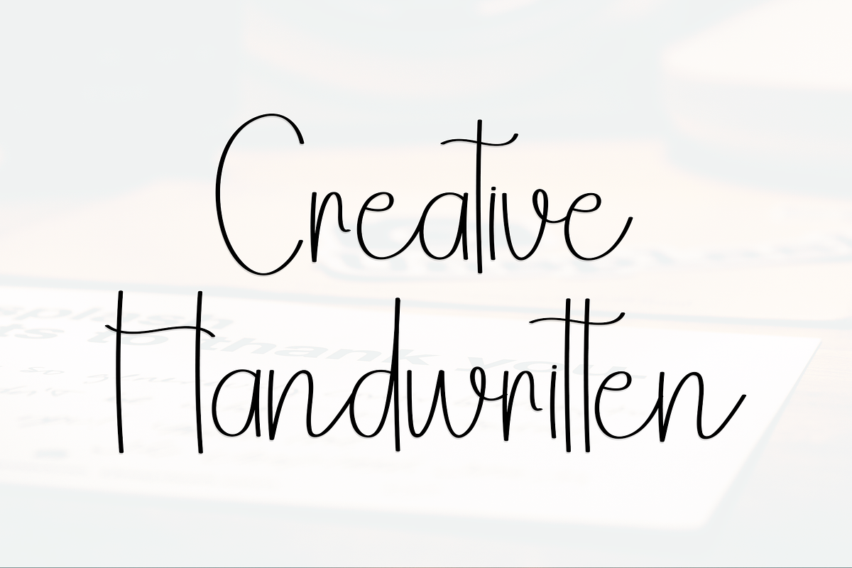 Special Handwriting, a Handwritten Font by InermediaSTUDIO (Photo 1 of 8)