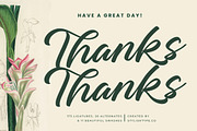 Charity Thomas Bold Calligraphy, a Script Font by stylishtype.co (Thumbnail 20 of 20)