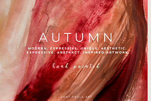 Red and brown artwork, a Texture Illustration by identity.ART