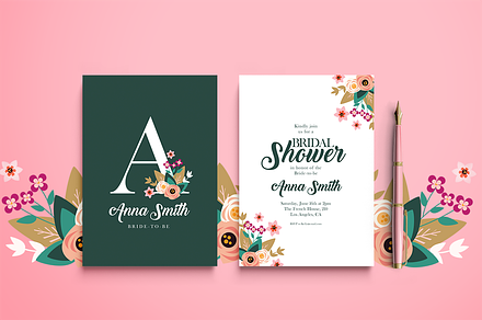 Bridal Shower Invitation, an Invitation Template by Werlang Paper
