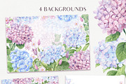 SALE! Watercolor Hydrangea, an Illustration by Irina Diasli (Thumbnail 4 of 9)