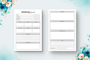 Editable Walking Journal, a Templates & Theme by Mondols Graphic (Thumbnail 2 of 2)