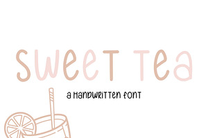 Sweet Tea Handwritten Font